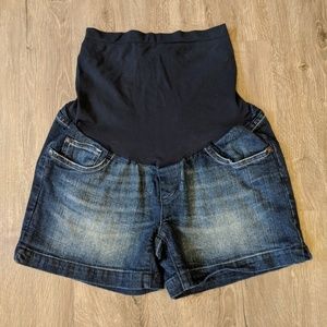 A Pea in the Pod Maternity Jean Shorts